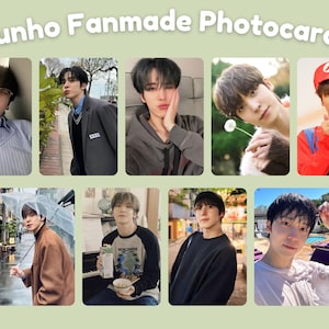 Ateez Yunho Fanmade Boyfriend Photocards