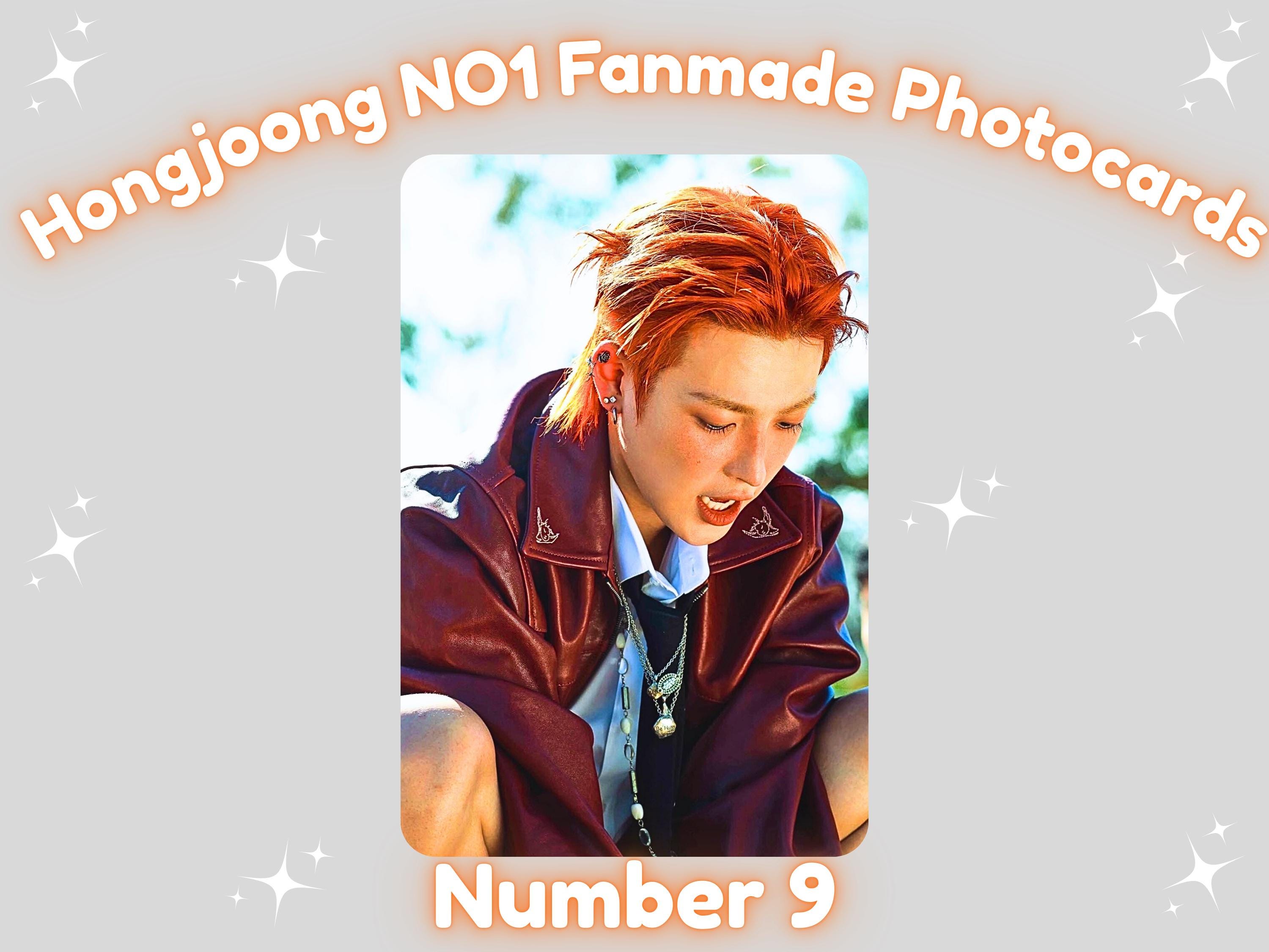 Ateez Hongjoong NO1 Fanmade KPOP Photocard - Etsy