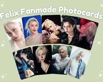 Stray Kids Felix Fanmade KPOP Photocards