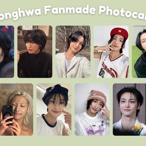 Ateez Seonghwa Boyfriend Fanmade KPOP Fotokarten