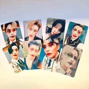 Ateez KPOP Fanmade Halloween Photocard Set