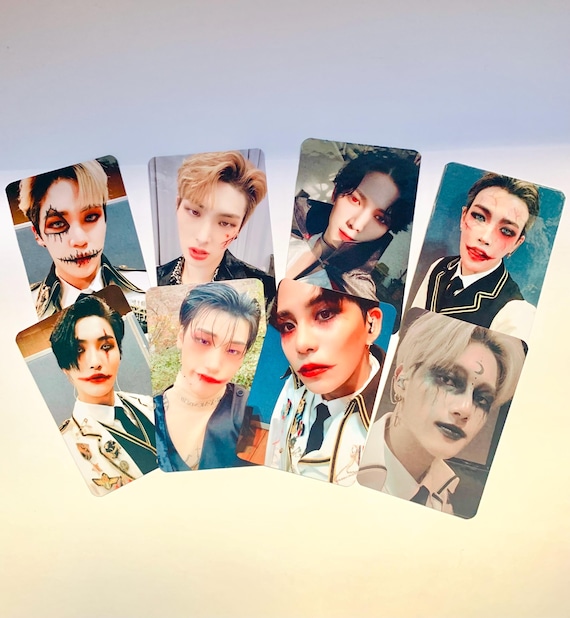 Ateez KPOP Fanmade Halloween Photocard Set - Etsy