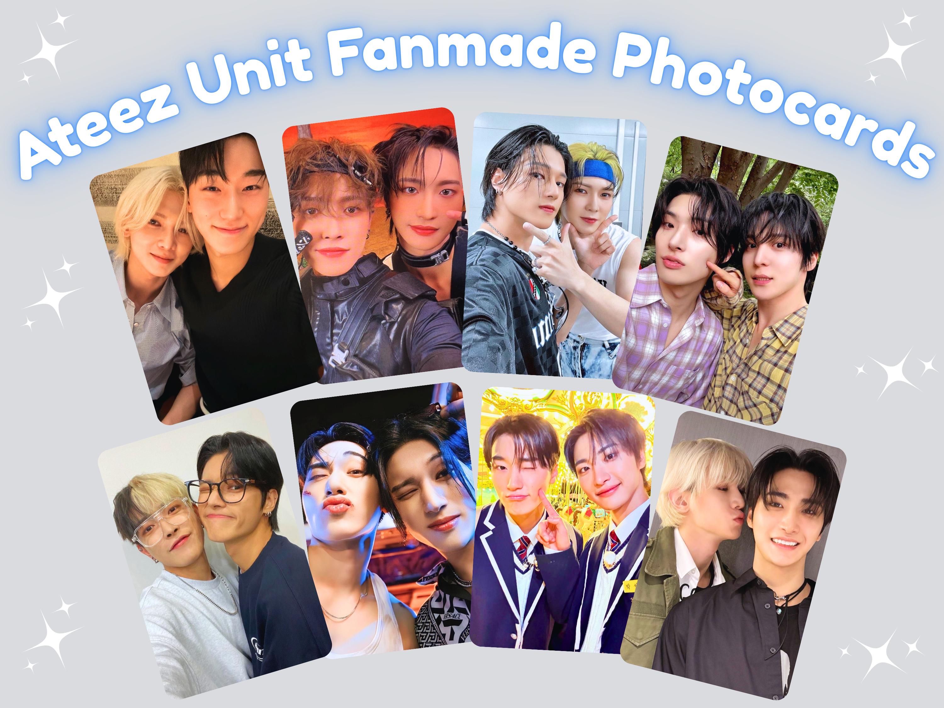 Ateez Unit Fanmade KPOP Photocards - Etsy