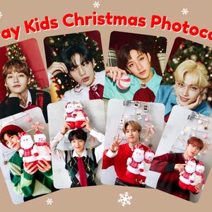 Stray Kids Official Photocard Christmas Evel - Etsy