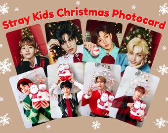 Stray Kids SKZ Santa Christmas Cookie Photocards -preorder - Etsy