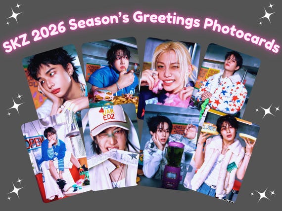 Stray Kids 2026 Season's Greetings Teaser Photos Fanmade Kpop