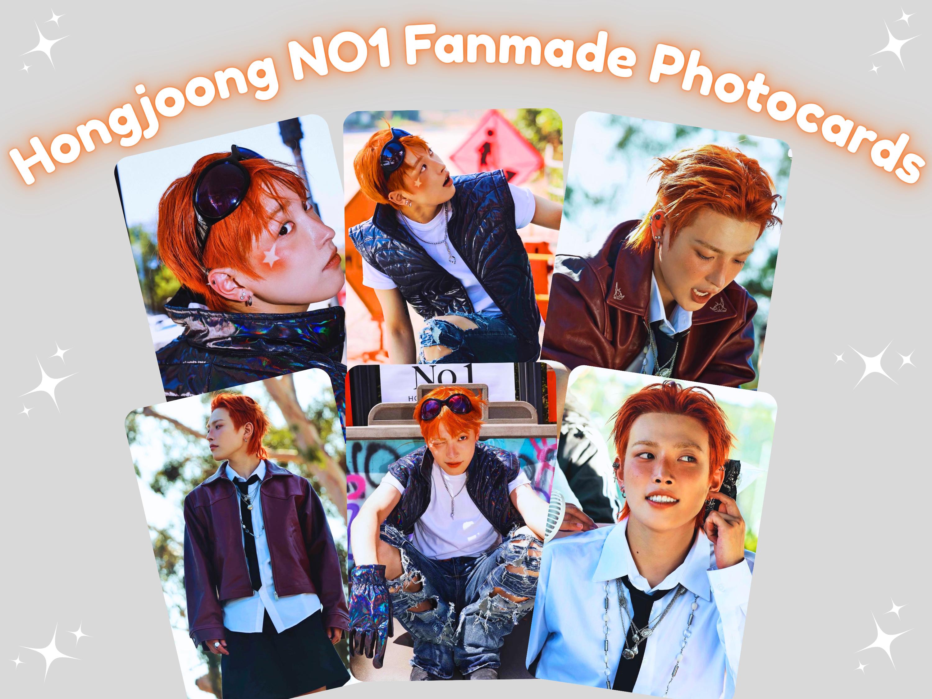 Ateez Hongjoong NO1 Fanmade KPOP Photocard - Etsy