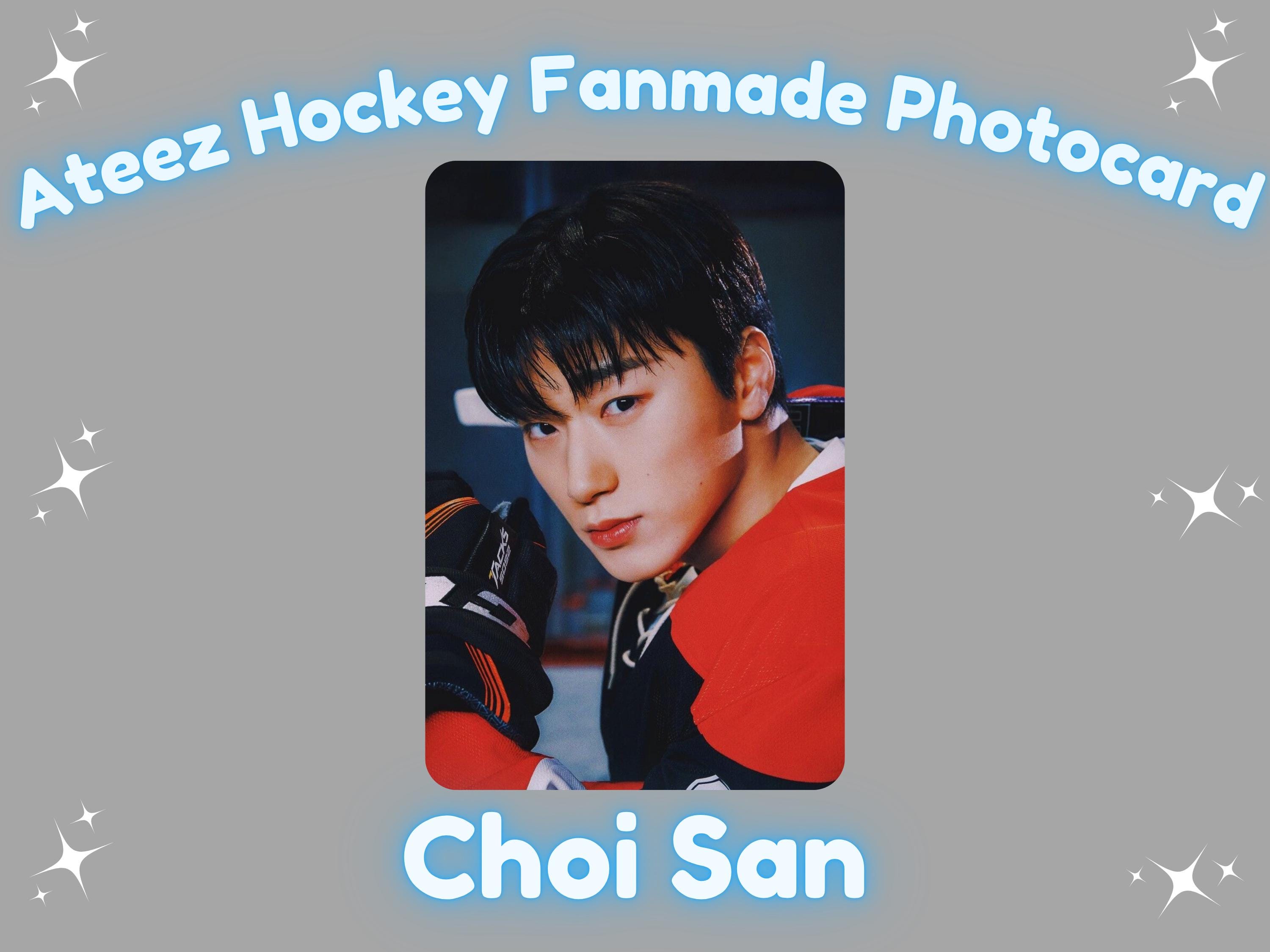 Ateez Hockey Fanmade Kpop Photocards - Etsy