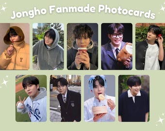Ateez Jongho Fanmade Boyfriend KPOP Photocards
