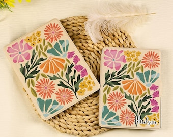 Colorful flowers Kindle Case Custom Kindle Case With Auto Wake/Sleep For Kindle 2022/2024, Paperwhite 1/2/3/4/5, Kindle Paperwhite Cover