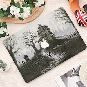 Withered Trees & Lonely Mansion Macbook Case for MacBook 2025 Air 13/15 Inch Macbook Pro 13/14/15/16&quot;  M4 M3 M2 Laptop 2025 2024 2023 Cover
