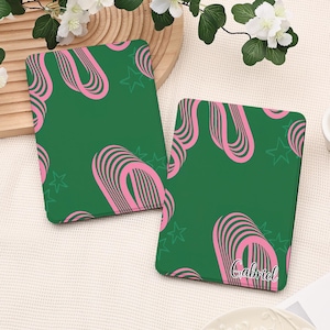 Artistic Green Kindle Personalized Case For Kindle 11 12th, Kindle 2024 Cover, Kindle Paperwhite 10/11/12th,Colorsoft Case with Hand Strap