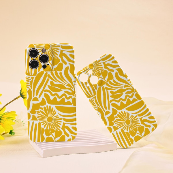 Capa para iPhone com lente amarela vibrante e tudo incluído para iPhone 16e, 15, 14, 13, 12, 11 Pro Max, 16, 15, 14 Plus, iPhone 13, 12 Mini, iPhone X, XS, XR SE