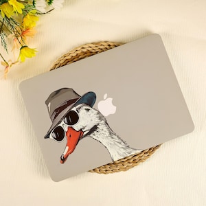 Cool Duck Macbook Case For Mac 16 15 14 13 11 Inch For Macbook Air 15/13 Pro 14/16 2024 2022 M1 M2 M3 M4 Hard Protective Laptop Cover