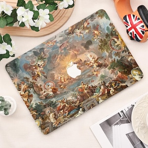 Baroque Style MacBook Case for MacBook 2025 Air 15 13, MacBook Pro 16 14 13 inch, M4 M3 M2, Macbook Ret 15/13, MacBook Protective Case Cover