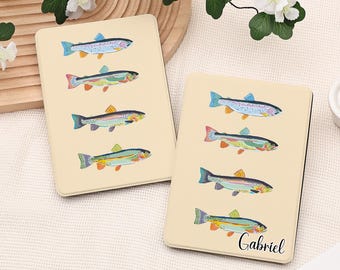 Colourful Fish Kindle Case With Hand Strap For Kindle 2024, Paperwhite 12th Case, Paperwhite 6.8" Kindle 6" 10th 11th Generation Case Cover