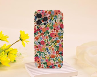 Colorful Flowers iPhone Case Cover iPhone 16e All Inclusive Lens For iPhone 16 15 14 13 12 Pro Max Plus Mini 12 13 iPhone 14 13 12 11 X SE