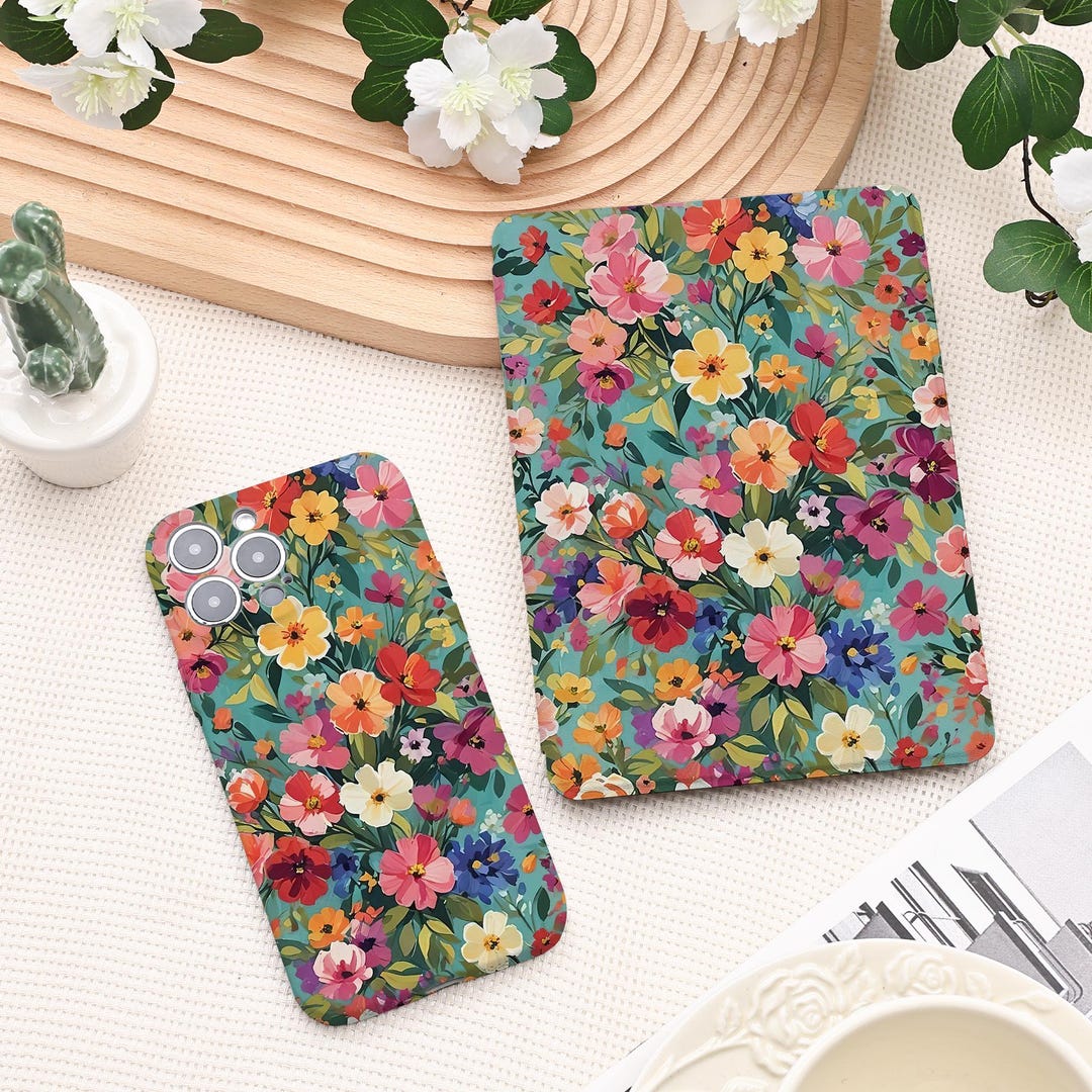 Colorful Flowers Kindle Case for Kindle Paperwhite 11th 12th 7", 2022/ ...