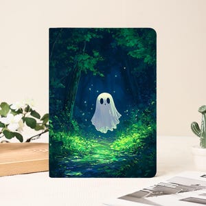 Cute Ghost iPad Case for iPad Air 4/5/6/7 10.9&quot; 2025 11&quot; 13&quot; iPad Pro 12.9 Inch iPad 9/10/11 Gen Mini 6/7 Case with Pencil Holder Cover
