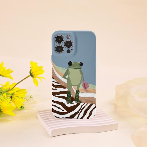Cute Frog iPhone Case iPhone 15 14 13 12 11 Pro Max Mini XS XR X SE 8 Plus All Inclusive Lens Cover New iPhone 16e Case Glossy Soft Case