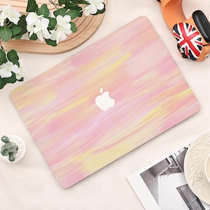 Pink Art Graffiti Macbook Hard Protective Case for 2025 Air 15/13 Inch A3240 A3241 Macbook Pro 13/14/15/16 2024 M4 M3 M2 M1 Mac Laptop Case