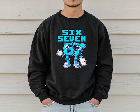 Six Seven Brainrot Italian Shirt – Funny 6 7 Brainrot Italian Meme Tee, Pixel Cartoon Character Shirt, Gamer Humor Graphic Tee, Kids Gaming