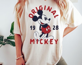 Comfort Colors Retro Disney Original Mickey Shirt, Disney Mickey Tshirt , Disney Family Vacation Shirt, Magic Kingdom, Mickey Mouse Shirt