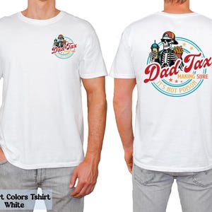 a man wearing a white shirt with a logo on it