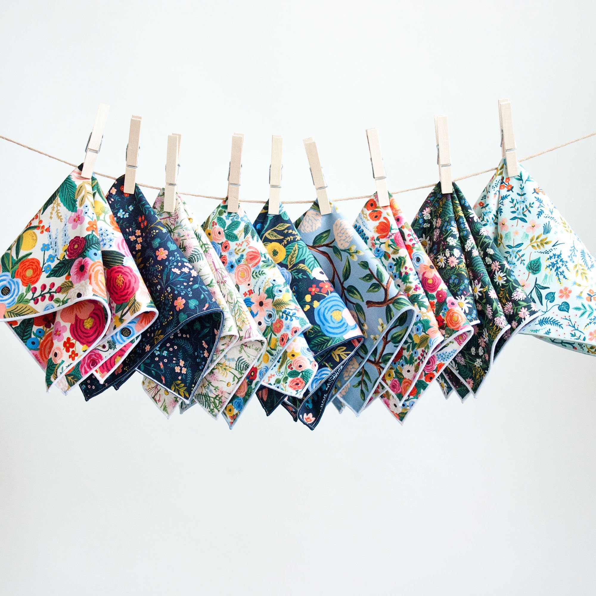 Pocket Square, Pocket Squares, Handkerchief, Mens Pocket Square, Boys Pocket Square, Floral, Rifle Paper Co - Wildwood Collection