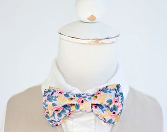 Bow Tie, Bow Ties, Boys Bow Ties, Baby Bow Ties, Bowtie, Bowties, Ring Bearer, Wedding Bow Ties, Rifle Paper Co - Rosa In Violet