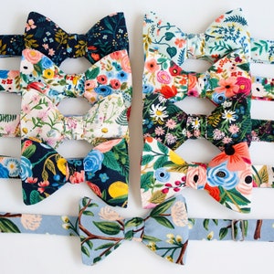 Papillon, Papillon, Papillon, Papillon da uomo, Papillon stile libero, Papillon da annodare, Cravatte nuziali, Rifle Paper Co - Collezione Wildflower