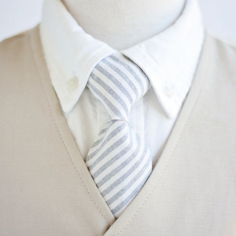 Necktie, Neckties, Boys Tie, Baby Tie, Baby Necktie, Wedding Ties, Ring Bearer, Boys Necktie, Floral Ties, Ties Linen Classic Collection image 3