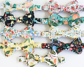 Bow Tie, Bow Ties, Boys Bow Ties, Baby Bow Ties, Bowties, Ring Bearer, Wedding Bow Ties, Rifle Paper Co, Floral - Primavera Collection