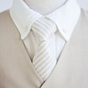 Necktie, Neckties, Boys Tie, Baby Tie, Baby Necktie, Wedding Ties, Ring Bearer, Boys Necktie, Floral Ties, Ties Linen Classic Collection image 9