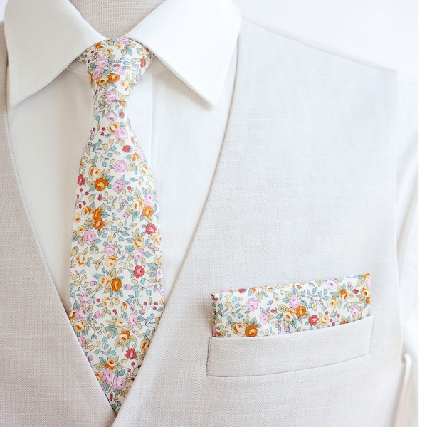 mens floral necktie