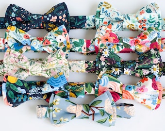 Bow Tie, Bow Ties, Boys Bow Ties, Baby Bow Ties, Bowties, Ring Bearer, Wedding Bow Ties, Rifle Paper Co, Floral - Wildflower Collection