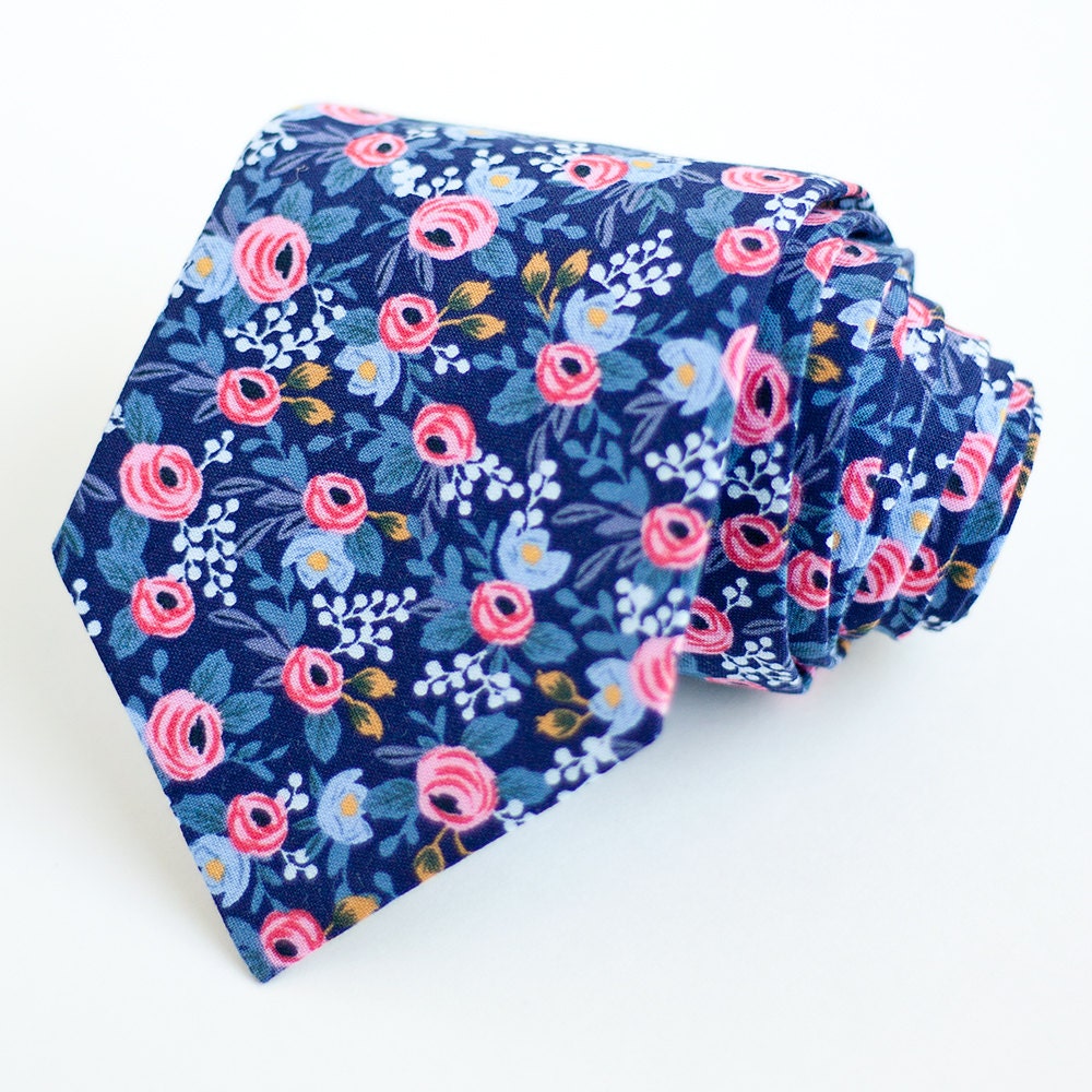 Necktie Neckties Mens Necktie Neck Tie Floral Neckties Etsy