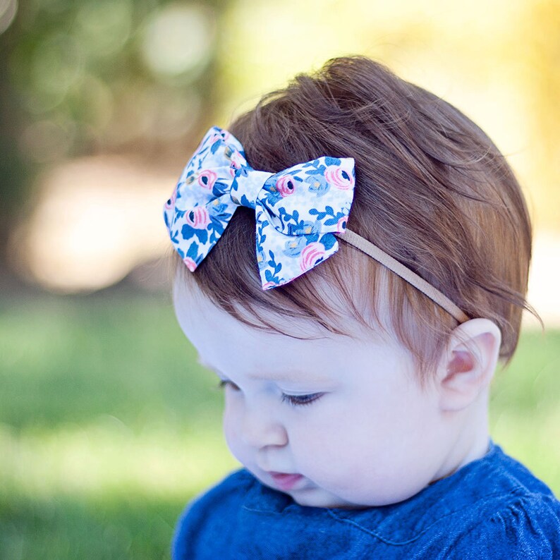 Hair Bow Bow Headband Headband Headbands Fabric Hair Bow Etsy Australia