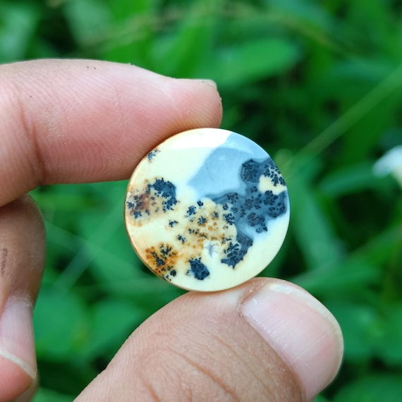 Natural Maligano Jasper | Unique Patterned Chabocon for Collectors & Handmade Jewelry