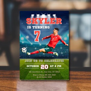 soccerbirthday, soccerinvite digital, cr7 party invite, ronaldo invitation, ronaldo birthday, soccer birthday, cr7 digital party, instant download, invitation template, ronaldo bday digital, ronaldo bday invites, ronaldo messi invite, soccer 7th birthday