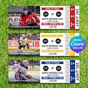 sport event ticket, sport ticket, hockey ticket, hockey tickets, surprise hockey, surprise ticket, editable hockey, sports ticket, printable hockey, printable sport, printable surprise, printable ticket, surprise event