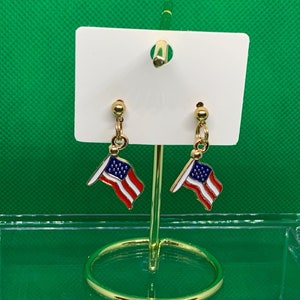 American Flag Earrings