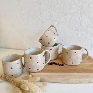 Rotes herz geschirr