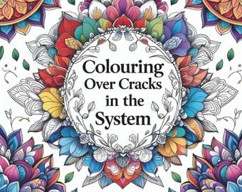 Colouring book for SEN parents / carers - Colouring Over Cracks in the System - physical product