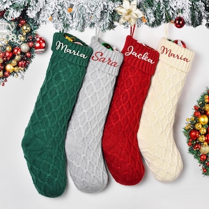 personalized christmas stocking,monogrammed stocking,Christmas Stockings,Personalized Christmas Stocking,Stockings,knit stockings,Stocking
