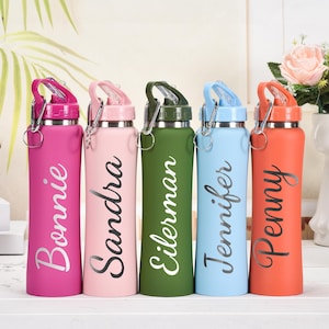 Christmas Gifts,Water Bottle,Personalized Bottle,Sports Water Bottle,Custom Travel Bottle,Tumbler With Straw,Christmas Gift,Gift For Him