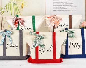 Borse tote personalizzate per damigelle d'onore, borsa regalo per damigelle d'onore con nome, borsa da spiaggia per damigelle d'onore, borsa da matrimonio, regalo per festa nuziale, borsa per sposa, regalo tote da spiaggia
