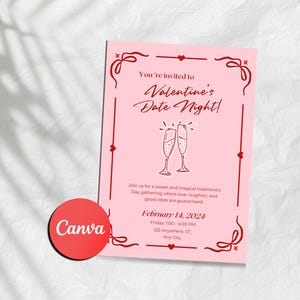 Modelo de convite de dia dos namorados, cartão de dia dos namorados, cartão de convite digital, convite para evento de dia dos namorados, cartão de convite editável