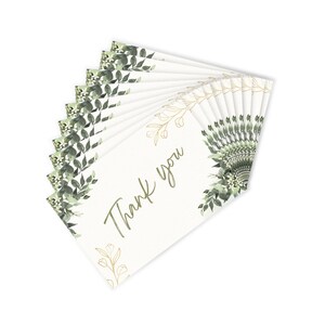 Postcards (10pcs) Tarjetas de Agradecimiento botánicas: Perfecto para Cualquier Ocasión