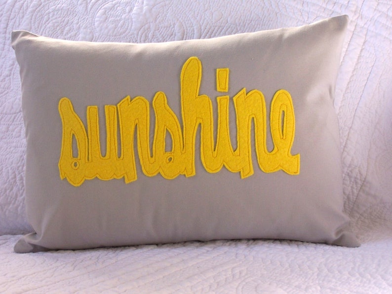 Sunshine Pillow Etsy